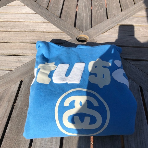 Stussy X CPFM Baby Blue Hoodie, brand new. - Picture 2 of 4